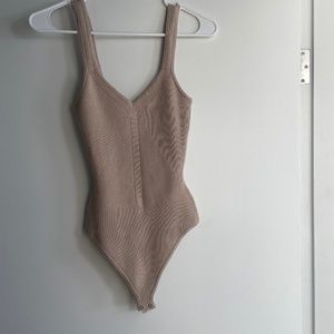 Abercrombie S ribbed sweater bodysuit NWOT
